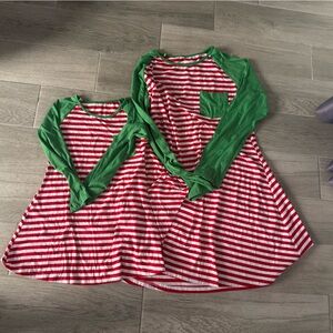 Mommy and Me Christmas Dress pajamas